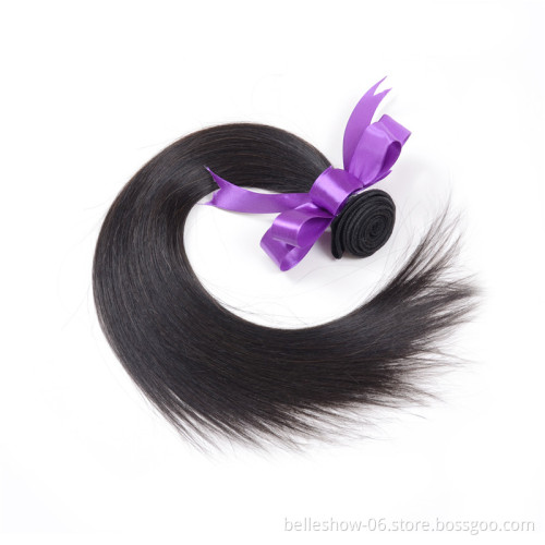 Brazilian Cheap Natural Color Remy Cuticle Aligned Human Hair Weave Bundles Extensions Straight Human Hair Bundles